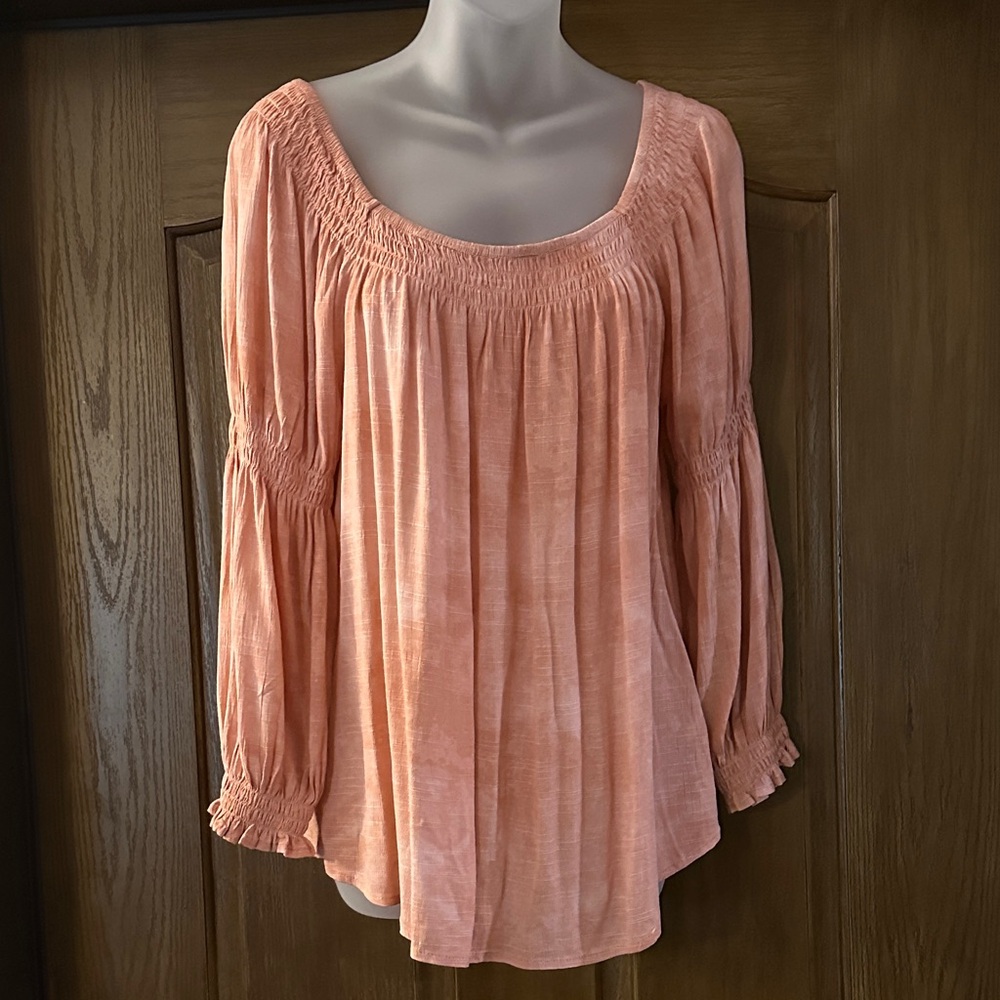 MAURICES Sz. Medium Elegant Coral Women's Blouse